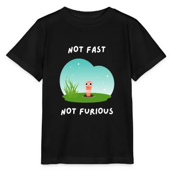 Pas rapide pas en colère - T-shirt bio MINI CREATOR Stanley/Stella Enfant - noir - Devant - Mikhail (115cm)