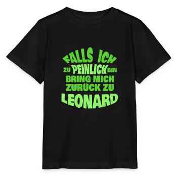 Leonard als Jungesellenabschied - Stanley/Stella Kinder T-Shirt MINI CREATOR  - Schwarz - Vorne - Mikhail (115cm)