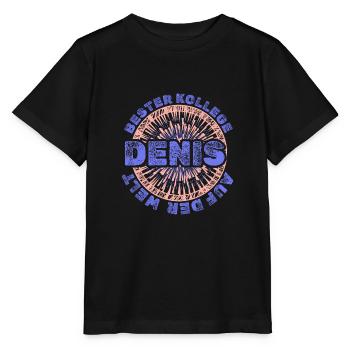 Gift for Denis - Stanley/Stella MINI CREATOR Kids’ T-Shirt - black - Front - Mikhail (115cm)