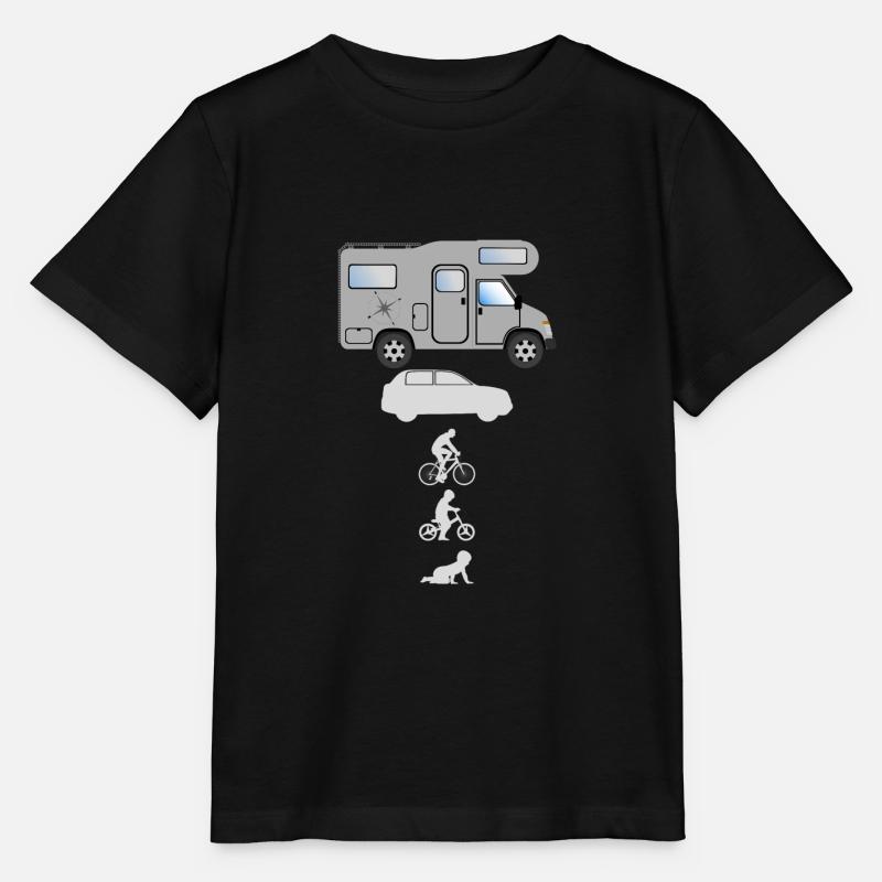 Evolution Camper - Stanley/Stella Kinder T-Shirt MINI CREATOR  - Schwarz