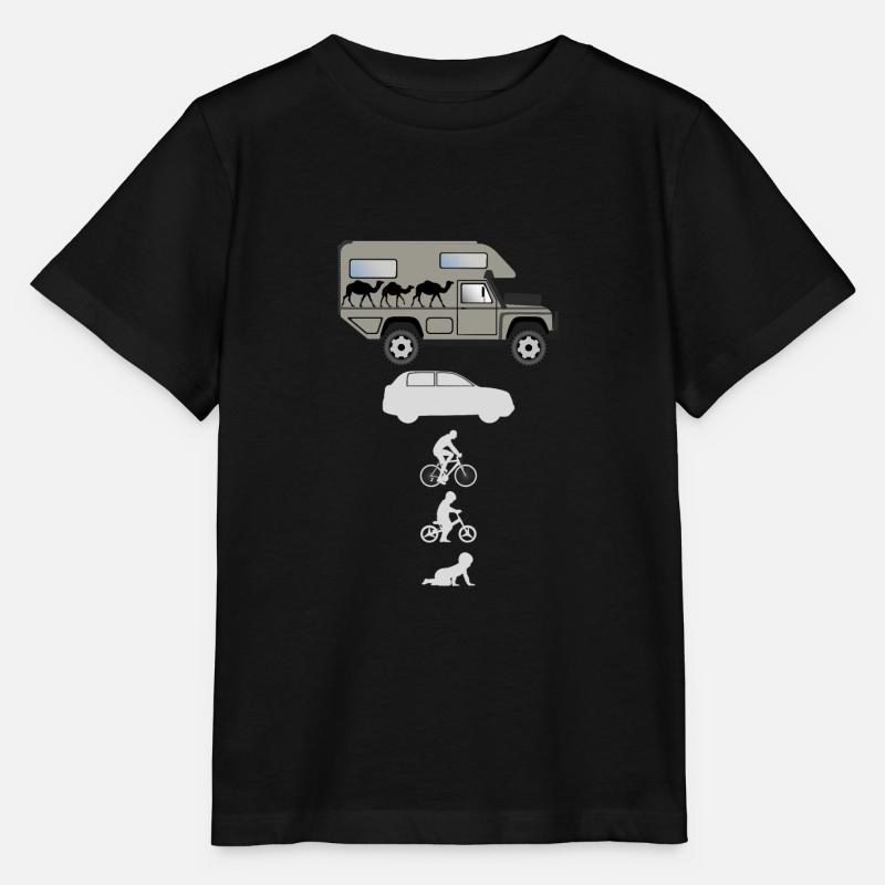 Evolution Offroad Camper - Stanley/Stella Kinder T-Shirt MINI CREATOR  - Schwarz