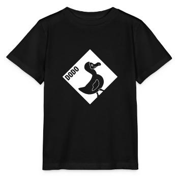 Dodo Oiseau Sort - T-shirt bio MINI CREATOR Stanley/Stella Enfant - noir - Devant - Mikhail (115cm)