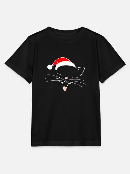 Meowy catmas - T-shirt bio MINI CREATOR Stanley/Stella Enfant - noir