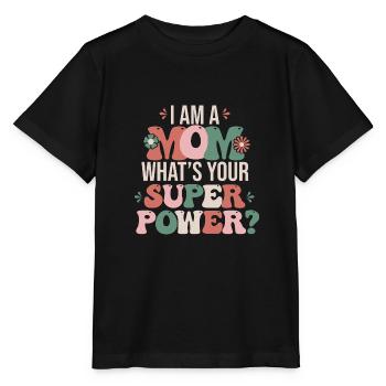 Ich bin eine Mutter Ich bin eine Mutter - Stanley/Stella Kinder T-Shirt MINI CREATOR  - Schwarz - Vorne - Mikhail (115cm)