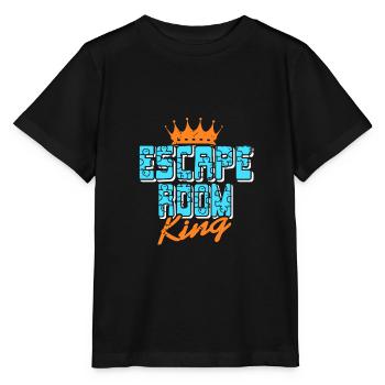Salle d’évasion King - T-shirt bio MINI CREATOR Stanley/Stella Enfant - noir - Devant - Mikhail (115cm)
