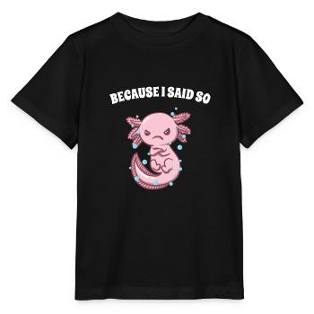 Parce que je sarcastique parents si drôles maman papa - T-shirt bio MINI CREATOR Stanley/Stella Enfant - noir - Devant - Mikhail (115cm)