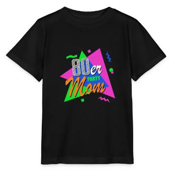 des années 80 maman - des années 80 - coloré + fou - rétro - T-shirt bio MINI CREATOR Stanley/Stella Enfant - noir - Devant - Mikhail (115cm)