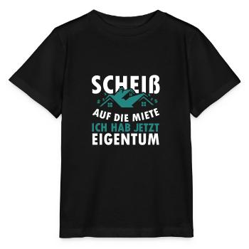 Maison Condo Appartement - T-shirt bio MINI CREATOR Stanley/Stella Enfant - noir - Devant - Mikhail (115cm)