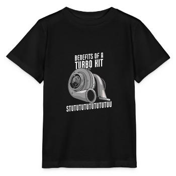 Benefits Of A Turbo Kit Funny Turbo Charger Car - Stanley/Stella MINI CREATOR Kids’ T-Shirt - black - Front - Mikhail (115cm)