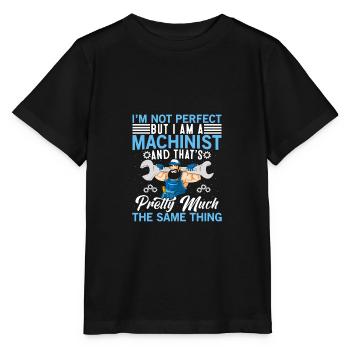 Funny Machinist Machine Operator - Stanley/Stella Kinder T-Shirt MINI CREATOR  - Schwarz - Vorne - Mikhail (115cm)