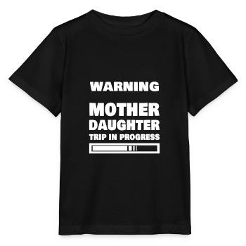 Drôle de mère fille correspondant au voyage en famille - T-shirt bio MINI CREATOR Stanley/Stella Enfant - noir - Devant - Mikhail (115cm)