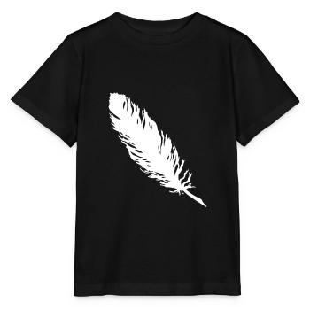 feather - Stanley/Stella MINI CREATOR Kids’ T-Shirt - black - Front - Mikhail (115cm)