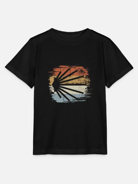 Camino - Camino de Santiago - Pilgrimage - Retro Vintage - Stanley/Stella MINI CREATOR Kids’ T-Shirt - black