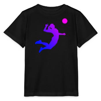 Women's volleyball volleyball volleyball players - Stanley/Stella MINI CREATOR Kids’ T-Shirt - black - Front - Mikhail (115cm)