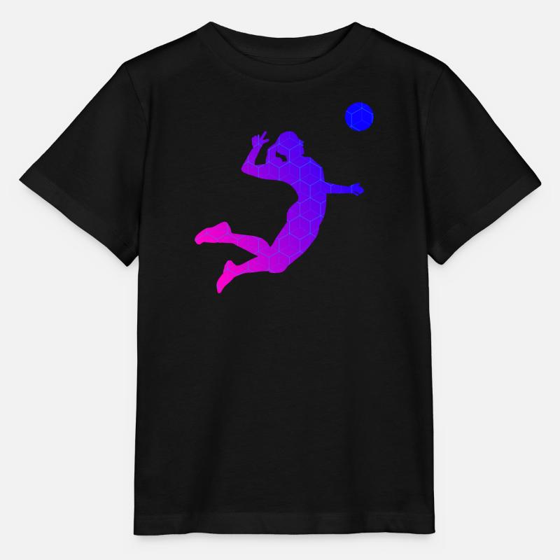 Volleyball Volleyball féminin Volley - T-shirt bio MINI CREATOR Stanley/Stella Enfant - noir