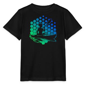 Kayak Femmes Kayak Homme Kayak Canoë - T-shirt bio MINI CREATOR Stanley/Stella Enfant - noir - Devant - Mikhail (115cm)