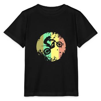 Trial Motorcycle Motorsport Trials - Stanley/Stella MINI CREATOR Kids’ T-Shirt - black - Front - Mikhail (115cm)