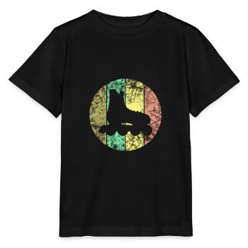 Inliner Inline Skates Skater - Stanley/Stella MINI CREATOR Kids’ T-Shirt - black - Front - Mikhail (115cm)