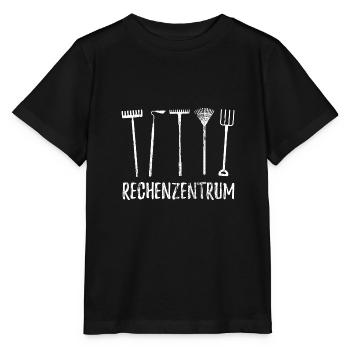 Rechenzentrum - Gärtner Garten Pflanzen - Stanley/Stella Kinder T-Shirt MINI CREATOR  - Schwarz - Vorne - Mikhail (115cm)