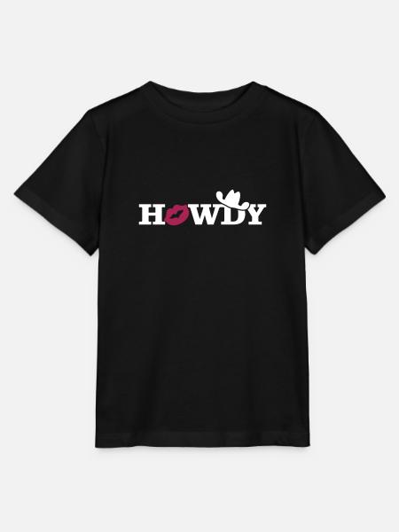 howdy (a, 2c) - Stanley/Stella Kinder T-Shirt MINI CREATOR - Schwarz