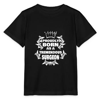 Chirurgien - T-shirt bio MINI CREATOR Stanley/Stella Enfant - noir - Devant - Mikhail (115cm)
