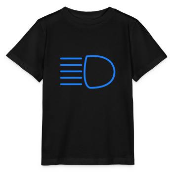 Voyant de feux de route automatique allumé - T-shirt bio MINI CREATOR Stanley/Stella Enfant - noir - Devant - Mikhail (115cm)