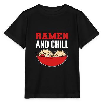 Ramen et Chill Chill Personne Cadeau - T-shirt bio MINI CREATOR Stanley/Stella Enfant - noir - Devant - Mikhail (115cm)