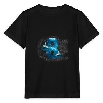 Birthday Shirt 8 Shark - Stanley/Stella MINI CREATOR Kids’ T-Shirt - black - Front - Mikhail (115cm)