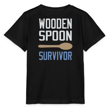 Survivant de la cuillère en bois - T-shirt bio MINI CREATOR Stanley/Stella Enfant - noir - Devant - Mikhail (115cm)