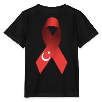 Peace and democracy for Turkey - Stanley/Stella MINI CREATOR Kids’ T-Shirt - black - Front - Mikhail (115cm)