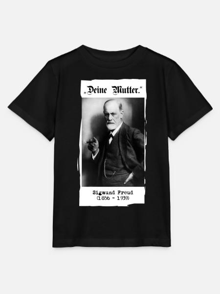 Sigmund Freud - "Deine Mutter." - Stanley/Stella Kinder T-Shirt MINI CREATOR - Schwarz