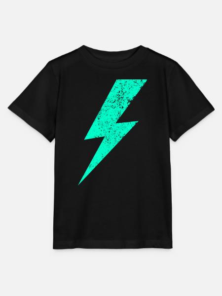 Elektrischer Blitz in Pastell - Stanley/Stella Kinder T-Shirt MINI CREATOR  - Schwarz
