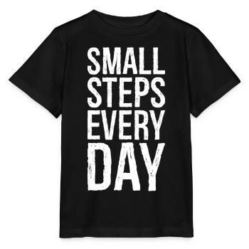 Petits pas tous les jours - T-shirt bio MINI CREATOR Stanley/Stella Enfant - noir - Devant - Mikhail (115cm)