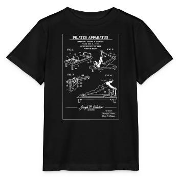 Pilates-Geräte-Bauplan - Stanley/Stella Kinder T-Shirt MINI CREATOR  - Schwarz - Vorne - Mikhail (115cm)