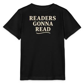 Die Leser werden lesen - Stanley/Stella Kinder T-Shirt MINI CREATOR  - Schwarz - Vorne - Mikhail (115cm)