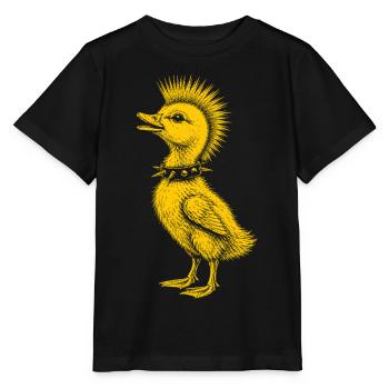 Chemise Punk Chick Mohawk Animal - T-shirt bio MINI CREATOR Stanley/Stella Enfant - noir - Devant - Mikhail (115cm)