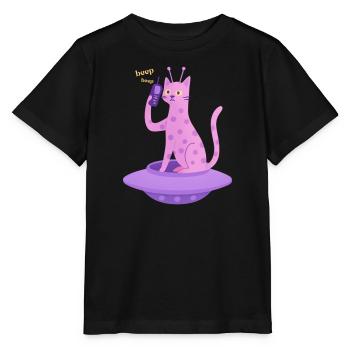 TENDRE #1 - T-shirt bio MINI CREATOR Stanley/Stella Enfant - noir - Devant - Mikhail (115cm)