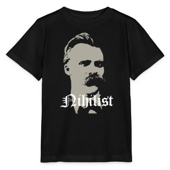 Nihilistische Nietzsche - Stanley/Stella Kinder T-Shirt MINI CREATOR  - Schwarz - Vorne - Mikhail (115cm)