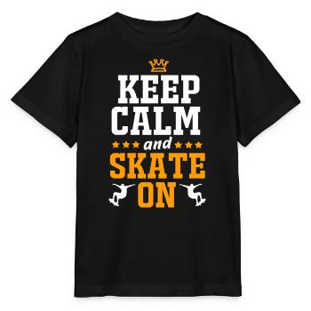 Longboard Longboarder Longboarding - Stanley/Stella Kinder T-Shirt MINI CREATOR  - Schwarz - Vorne - Mikhail (115cm)