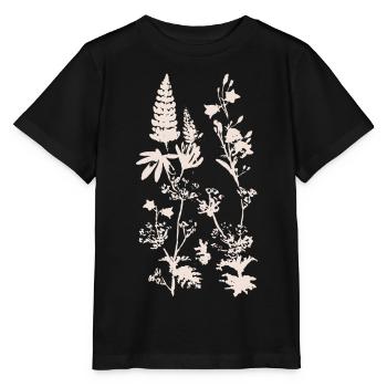 WIESENPFLANZEN - Stanley/Stella Kinder T-Shirt MINI CREATOR  - Schwarz - Vorne - Mikhail (115cm)