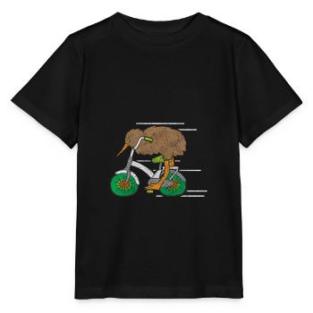 Kiwi Fruits Pacifique - T-shirt bio MINI CREATOR Stanley/Stella Enfant - noir - Devant - Mikhail (115cm)