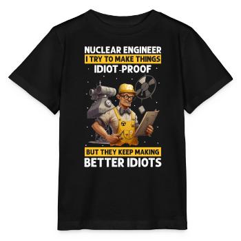 Kernenergie Spruch für Kernenergie - Stanley/Stella Kinder T-Shirt MINI CREATOR  - Schwarz - Vorne - Mikhail (115cm)