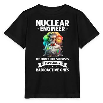 Kernenergie Spruch für Kernenergie - Stanley/Stella Kinder T-Shirt MINI CREATOR  - Schwarz - Vorne - Mikhail (115cm)
