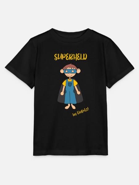 Superheld - Stanley/Stella Kinder T-Shirt MINI CREATOR - Schwarz