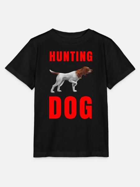 Jagdhund - Jagdhund im Stillstand - Stanley/Stella Kinder T-Shirt MINI CREATOR  - Schwarz