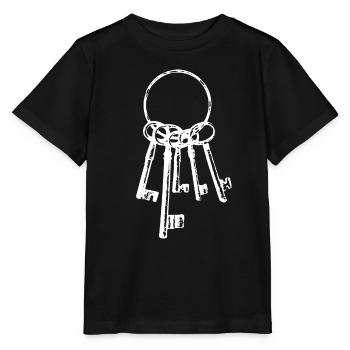 Bunch of keys - Stanley/Stella MINI CREATOR Kids’ T-Shirt - black - Front - Mikhail (115cm)
