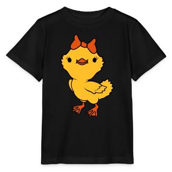 Chick Bow Fille - T-shirt bio MINI CREATOR Stanley/Stella Enfant - noir - Devant - Mikhail (115cm)