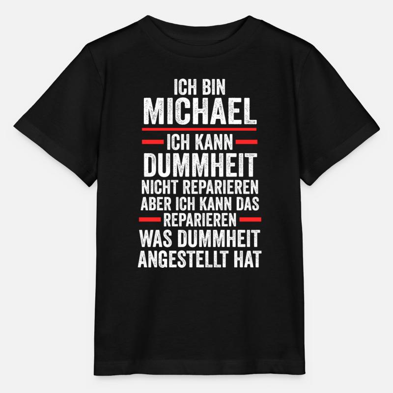 Michael - Stanley/Stella Kinder T-Shirt MINI CREATOR  - Schwarz