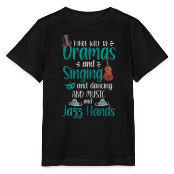 Bühne Bühnenbild Kino - Stanley/Stella Kinder T-Shirt MINI CREATOR  - Schwarz - Vorne - Mikhail (115cm)