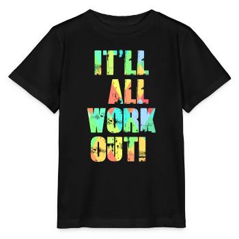 Es wird alles klappen - Stanley/Stella Kinder T-Shirt MINI CREATOR  - Schwarz - Vorne - Mikhail (115cm)